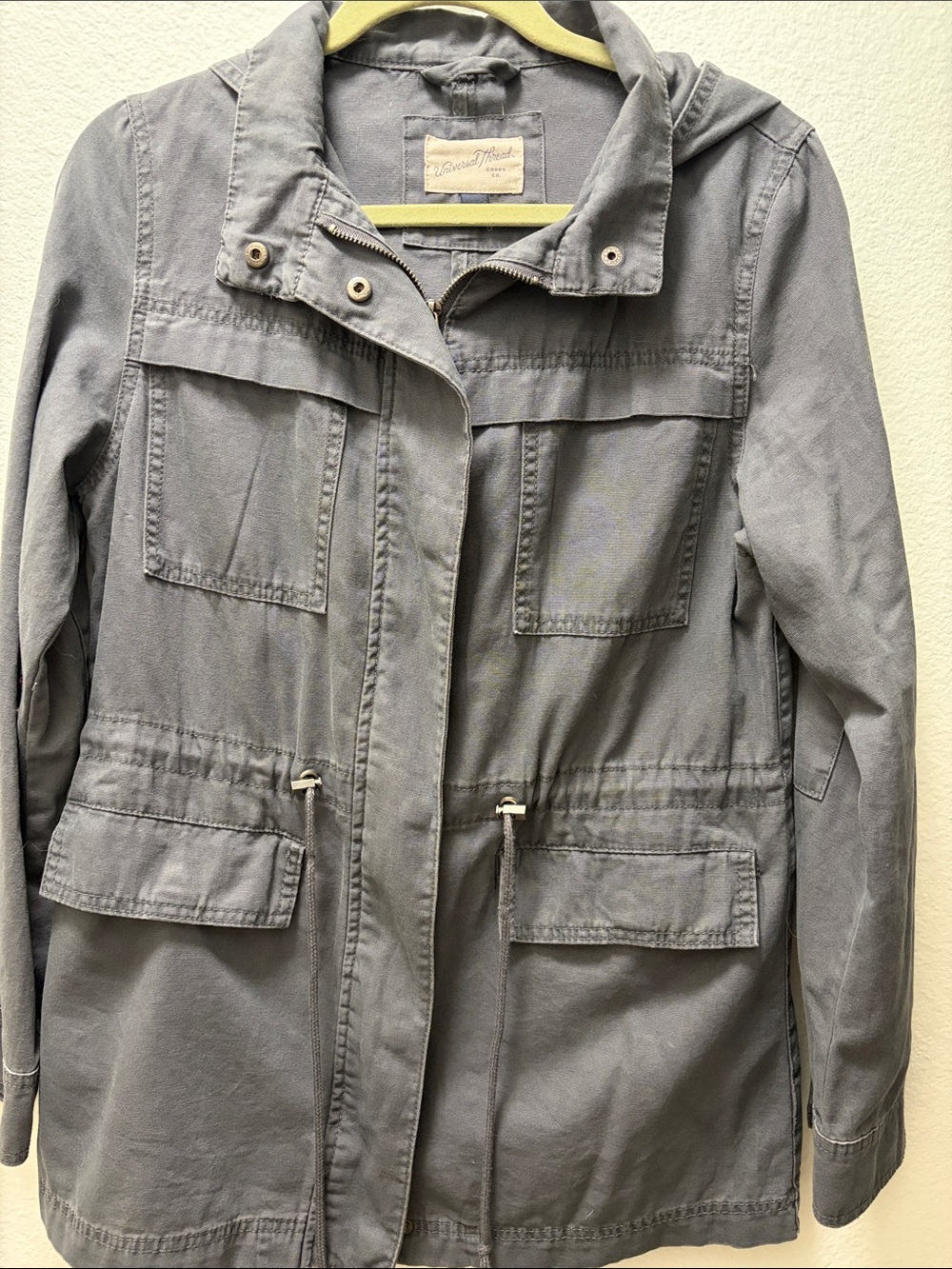Casual Gray Utility Jacket - Women